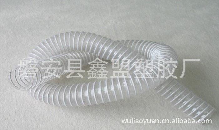 厂家批发钢丝管 耐高温pu钢丝软管 工业用透明钢丝软管