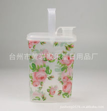 厂家直供塑料贴花透明冷水壶