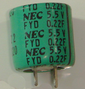 批发超级电容 NEC TOKIN  5.5V-0.22F  FYD 法拉电容