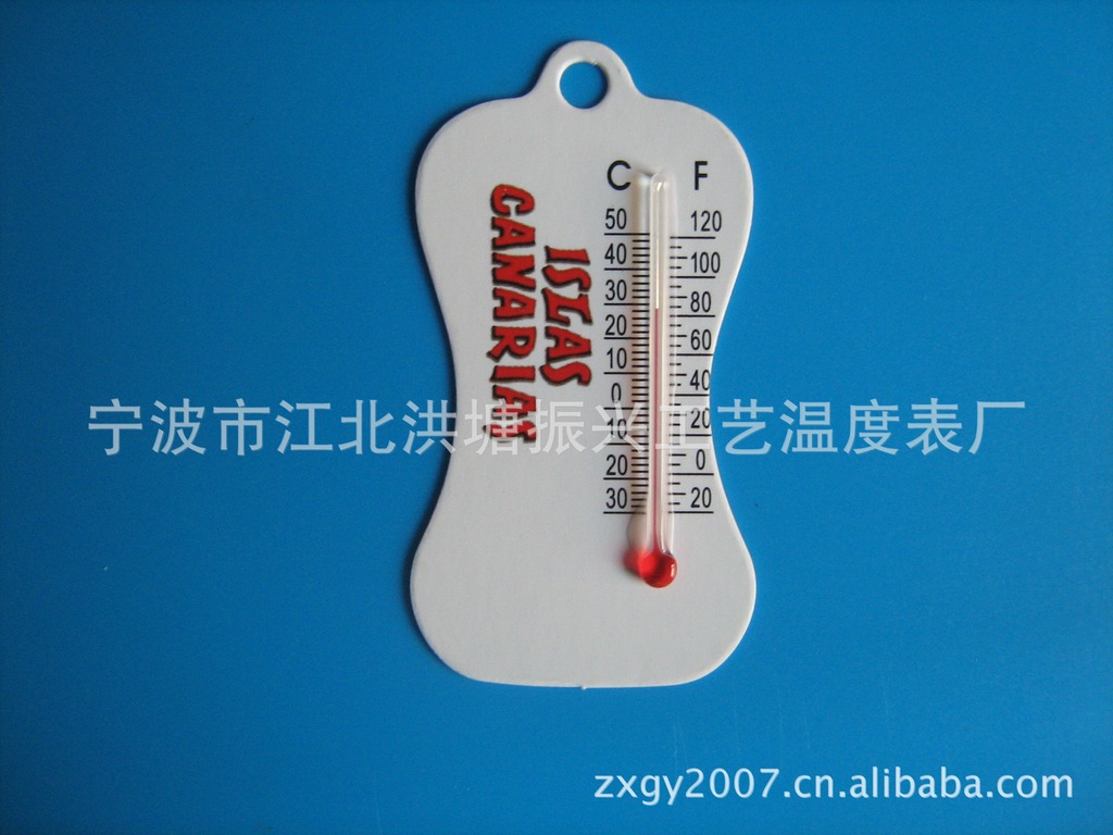 供应温度计  工艺品纸牌温度计