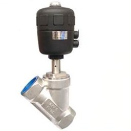 内螺纹气动角座阀塑料头