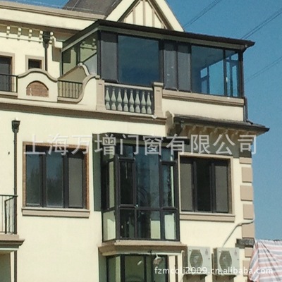 Shanghai Doors and windows company Doors and windows machining Color Aluminum Balcony windows and doors