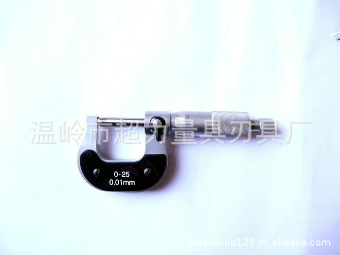 直销精确外径千分尺(镀铬型) 外径千分尺0-25 分辨率高