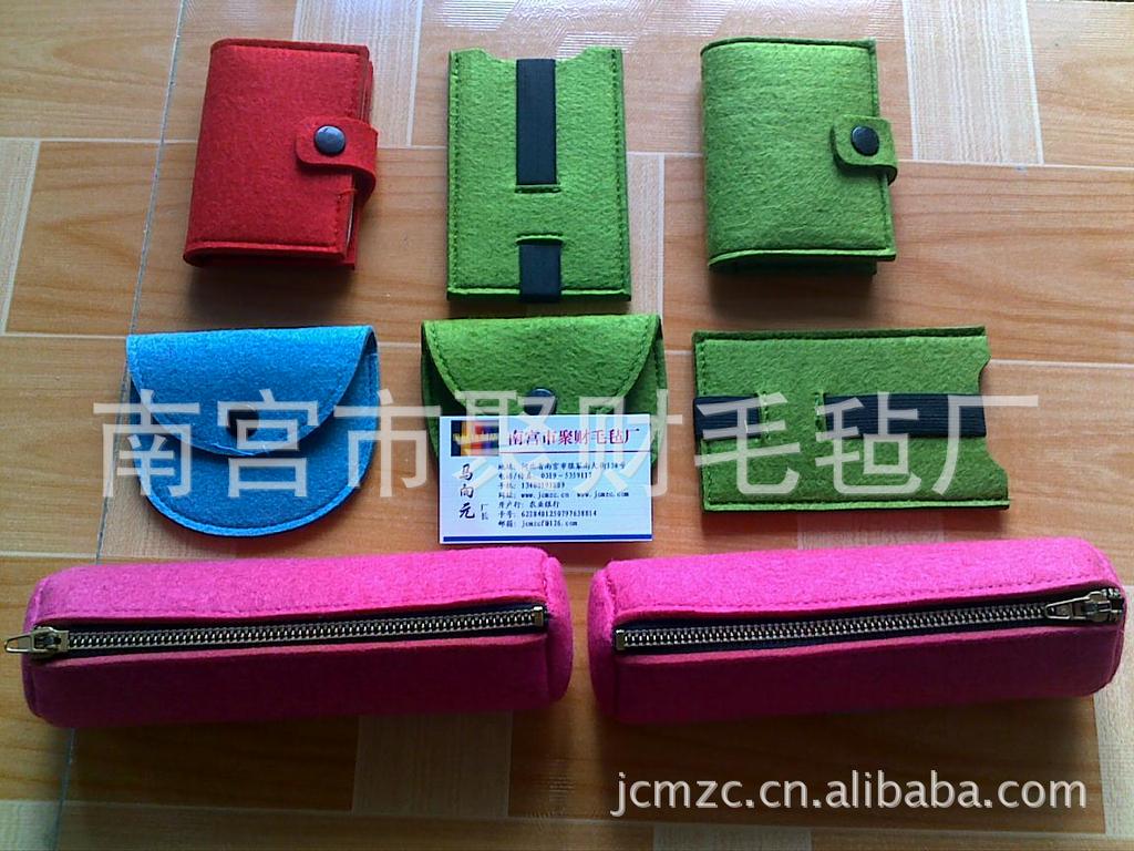 厂家直销创意 毛毡包 毛毡卡包 毛毡电脑包 时尚毛毡包可定制