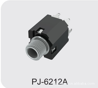 专业生产单声道/双声道 6.35 耳机插座