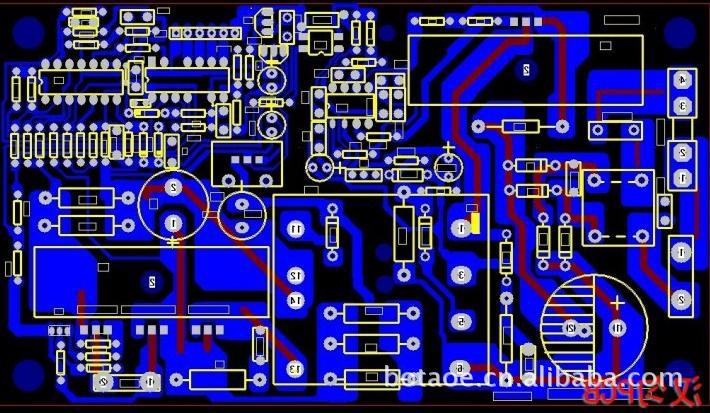 IC单层板车PCB镀金环氧板、PCB板子外形也可以按客户锭制的形状