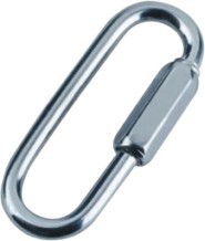 厂家供应Q235连接环,铁质快速连接环电镀锌连接环登山扣