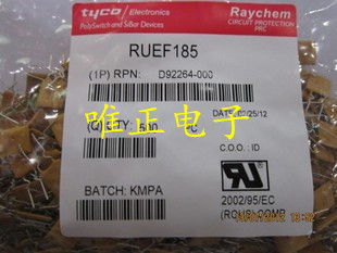 RUEF185   Tyco/Raychem自恢复保险丝，30V 1.85A ，正品现货