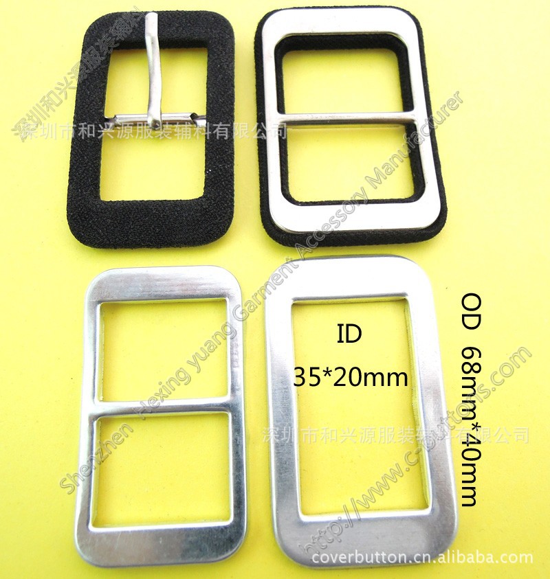 布包扣（包布日字扣,布包鞋扣,包布鞋扣,包皮腰带扣,皮带扣)