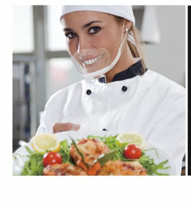 新品塑料全透明口罩 防雾气口气礼仪口罩防细菌飞沫微笑口罩00005