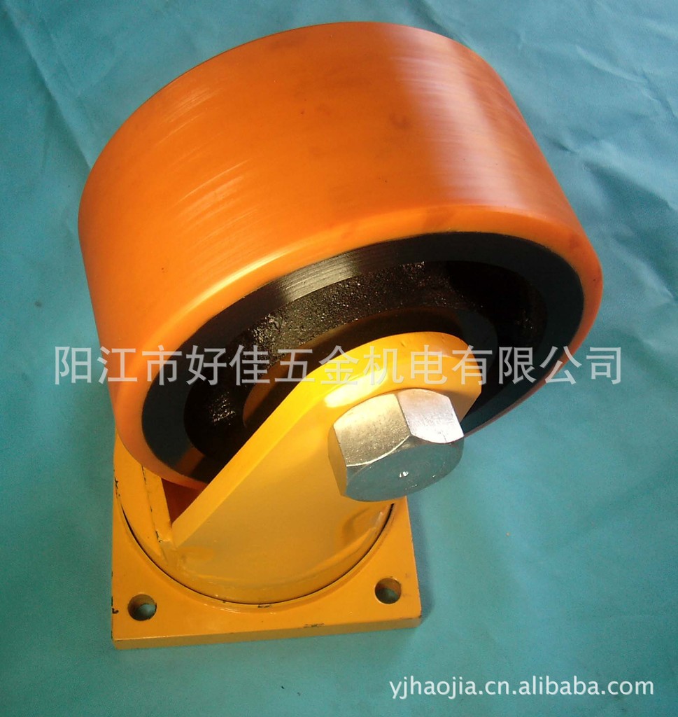 厂家直供承重15吨超重型聚氨酯PU脚轮