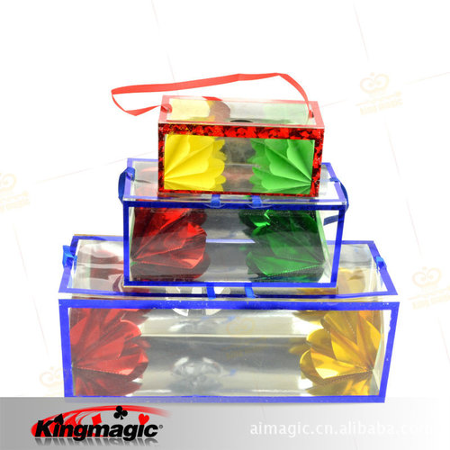 G0732 paper bag flower box small King Magic magic props manufacturer toys wholesale stage carton