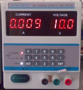 宏盛DPS-305CM编程直流稳压电源带存储锁定毫安 电流显示四位显示