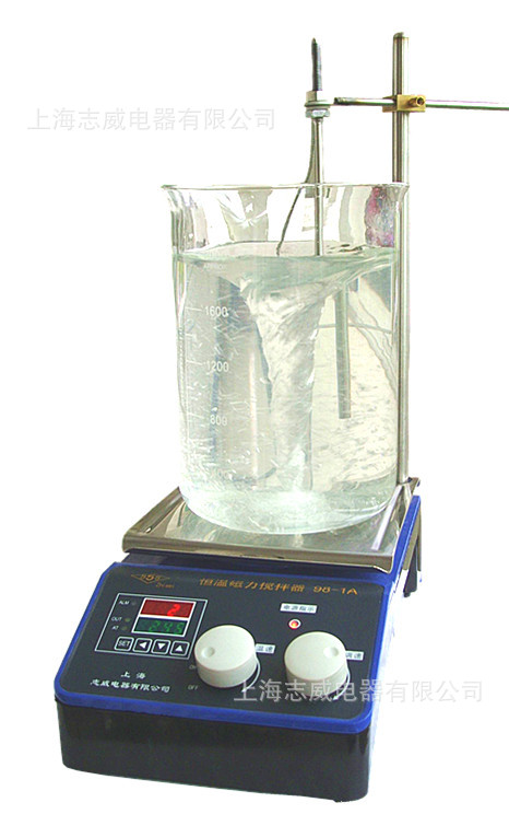 98-1A温度数显型恒温磁力搅拌器，加热搅拌机(温度可调设定）