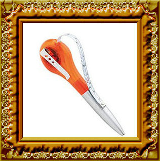 104尺塑料笔，卷尺促销笔，尺子原子笔，钢尺笔