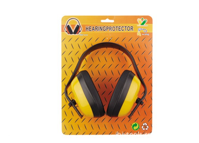 供应柠檬黄防护耳罩，可调节，包装精美