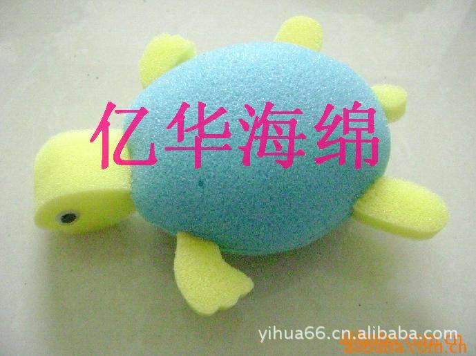 供应龟形海绵    爬行动物海棉    形状海绵