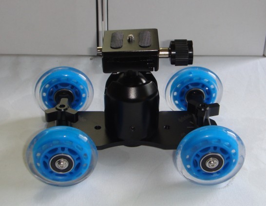 5d2摄像轨道车静音滑轨mini桌面迷你漂移小车单反摄影四轮外拍