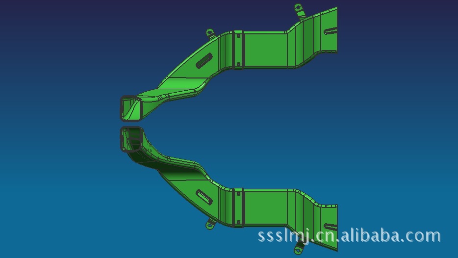 专业定制 汽车配件 汽车风管吹塑加工 厂家大型注塑