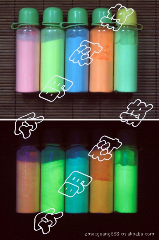 【源头厂家】高亮水性夜光粉 服装印花水性夜光粉 涂料水性夜光粉