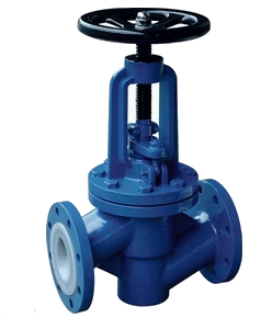 法兰衬氟截止阀/直通式截止阀