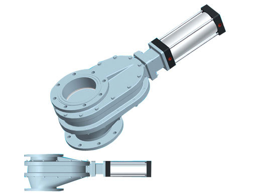 双闸气锁陶瓷进料阀、双闸板陶瓷进料阀、进料阀、电厂阀门