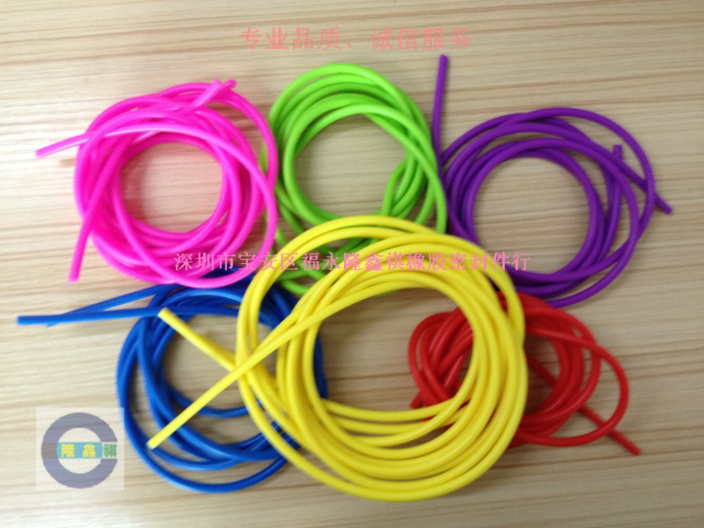 供应彩色硅胶条硅胶密封条可按客户要求颜色