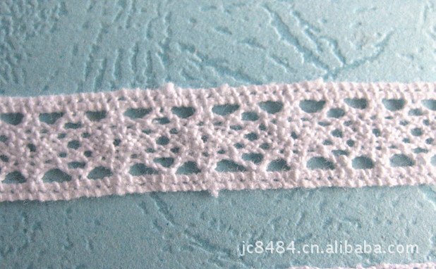 服装辅料特白纯棉花边 1.5CM