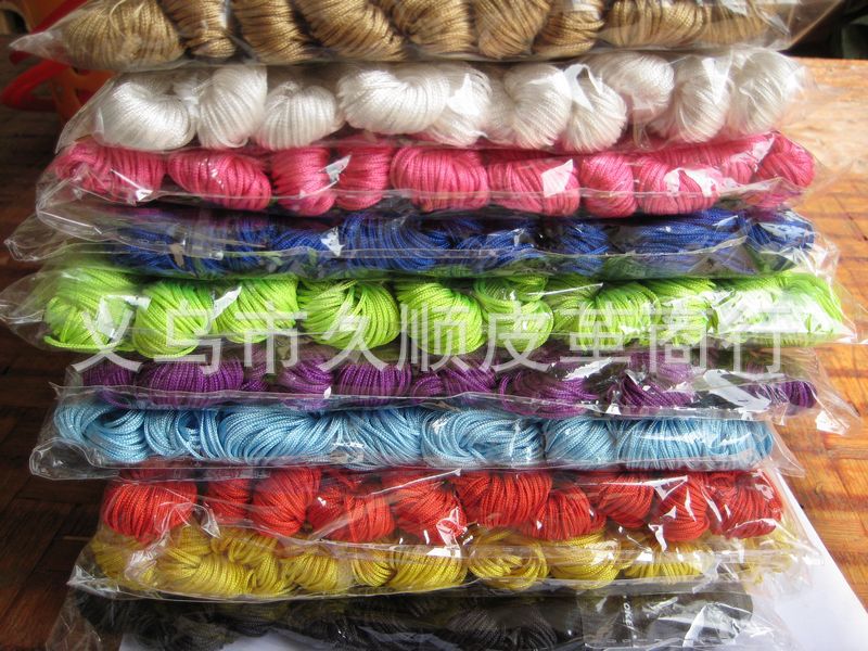 1MM-1.5MMAB玉线圆形饰品DIY手链佛珠绳（1号色-20号色）