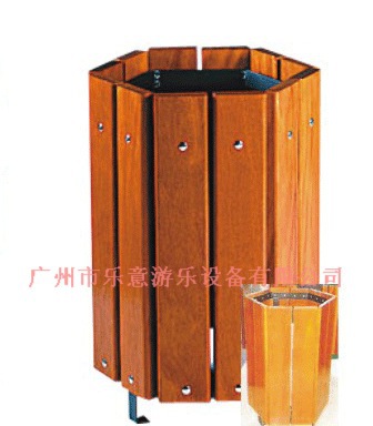 供应 环卫设备 木制果皮桶 垃圾箱 果皮箱