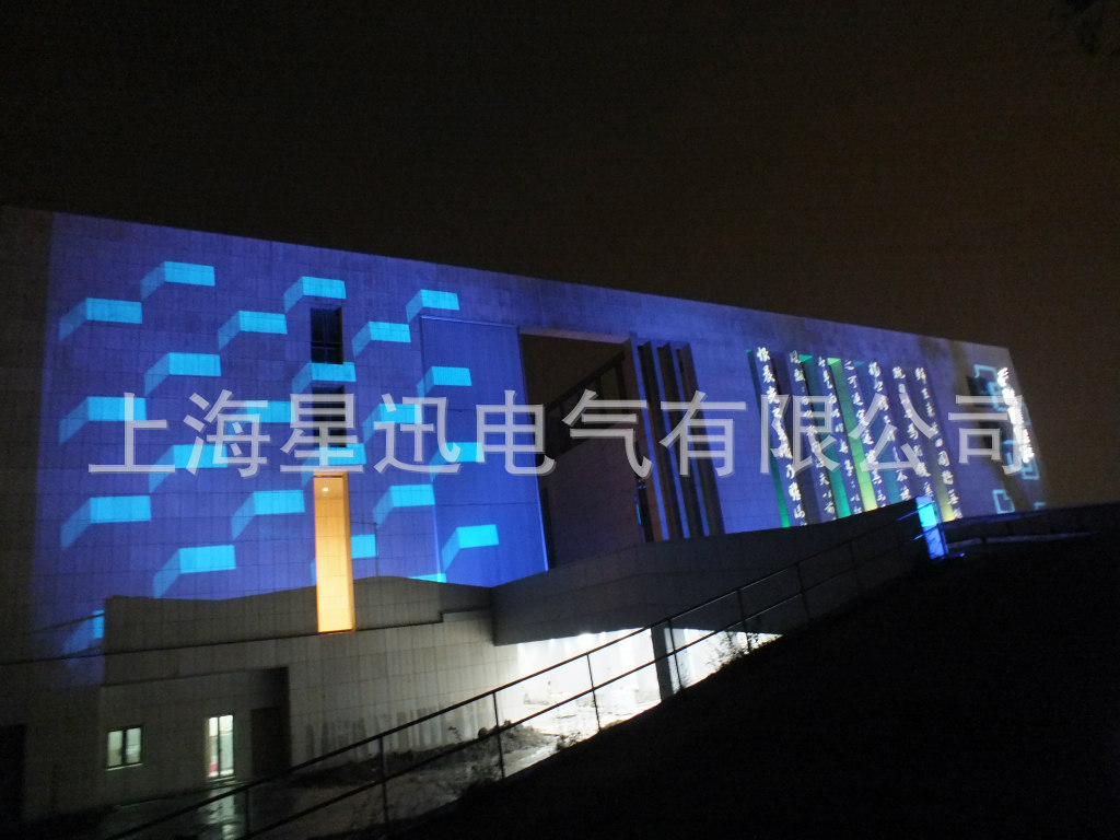 巨幅PG投影灯 户外动态投影广告 墙体广告投影灯 墙面广告投影