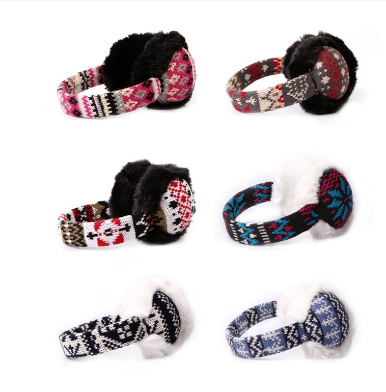 厂家供应新款保暖耳套、2012新款保暖耳罩、针织提花耳套(图)