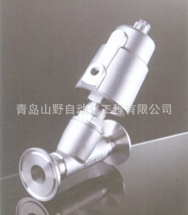 3Y100系列不锈钢快装式气动角座阀|气动角座阀快装式|气控角座阀