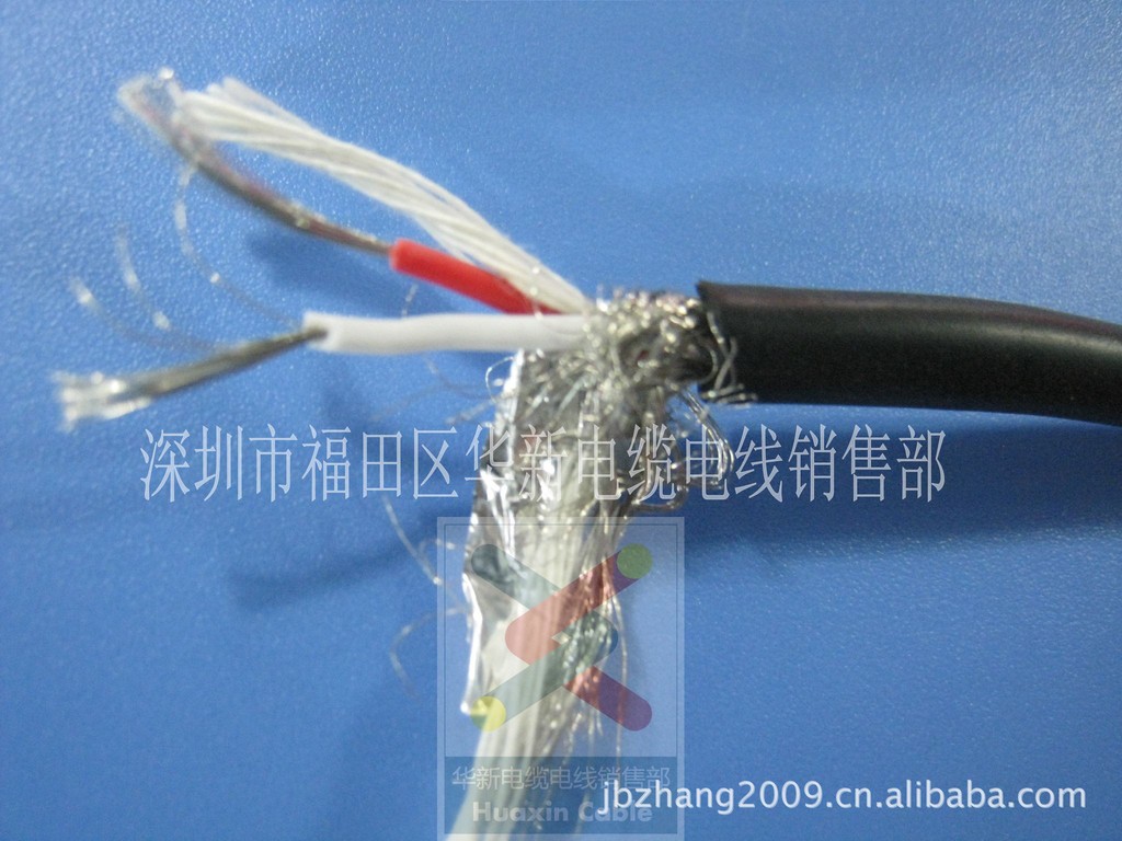 供应音频线 2X0.3MM2+棉线  屏蔽线
