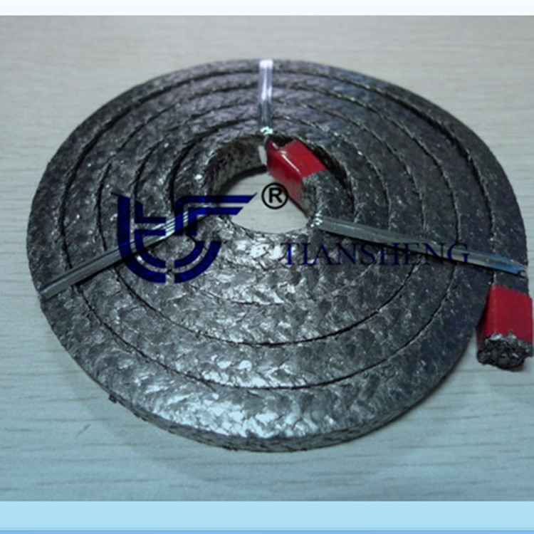 供应TS 302 石墨镍铬铁合金丝增强盘根 石墨盘根 高温高压