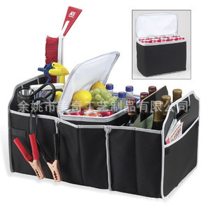 Car Accessories wholesale vehicle trunk storage box oxford waterproof aluminum foil heat insulation heat preservation Foldable