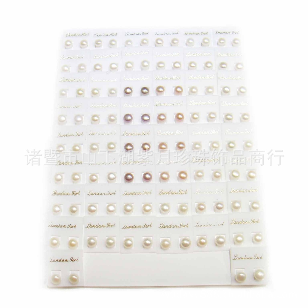 Freshwater pearl earrings breed Pearl Ear Studs Place of Origin Direct selling Small wholesale Spread the supply