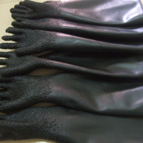 手动喷砂机-手动喷砂机*防护手套-带颗粒手套