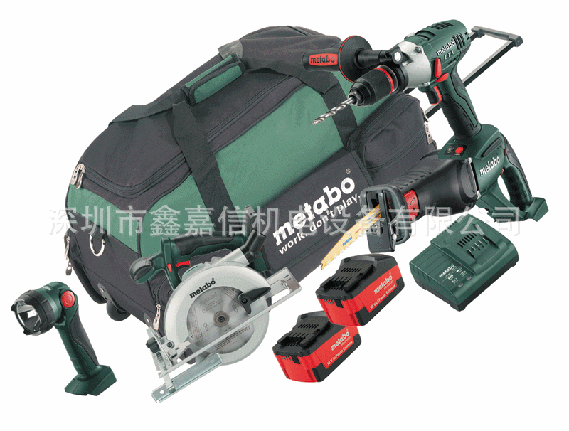 批发零售德国metabo麦太保锂电多功能组合工具包Combo4.2 18V