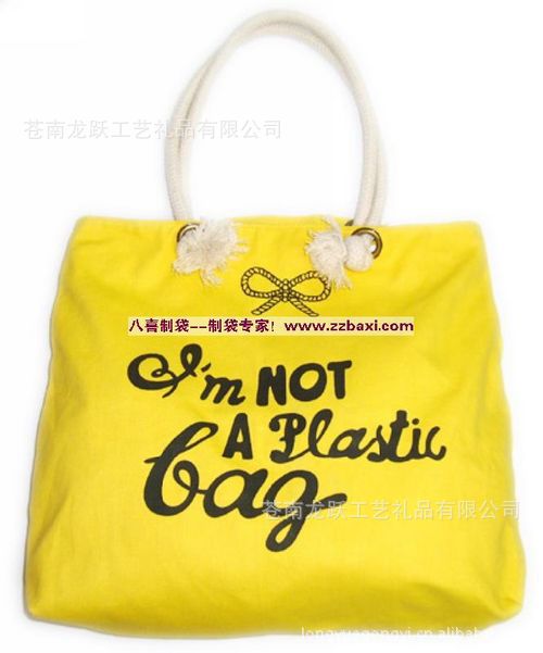 现货供应新款手提帆布袋 温州苍南手提帆布袋