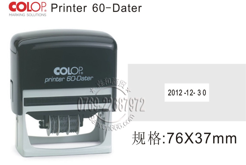 COLOP������  P60-Daterӡ��37*76MM �����������²������� 