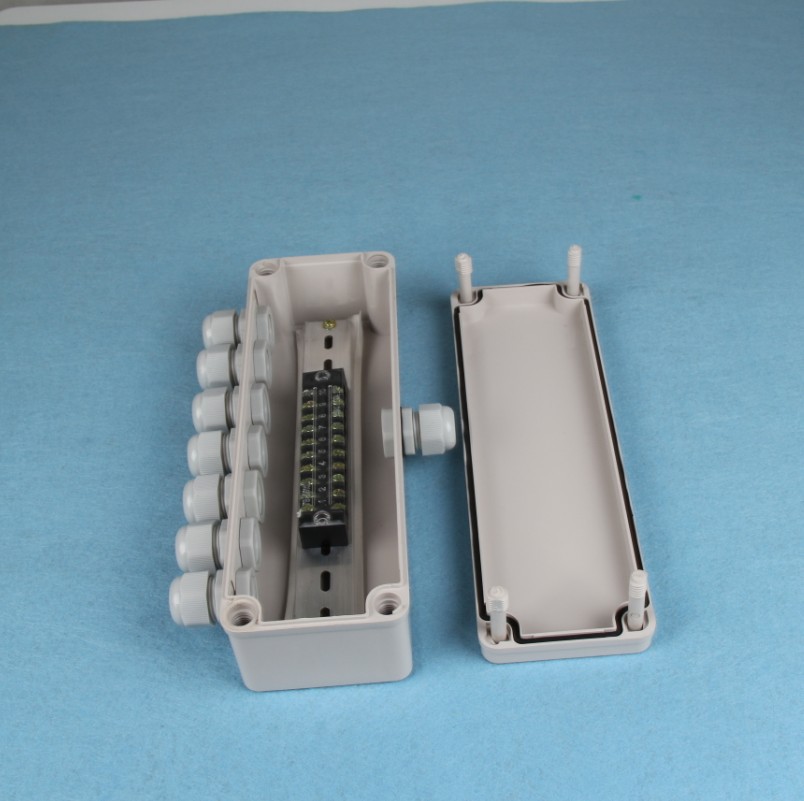 赛普加工 区间接线盒 光伏汇流盒 端子过线盒 防水型250*80*65mm