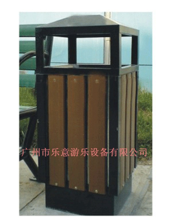 供应 户外垃圾桶 木制垃圾桶 果皮箱