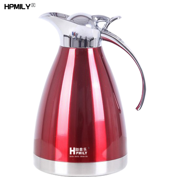 Stainless steel thermal pot European style Coffee pot Warmers Double vacuum 24 Hour heat Zhujiale factory