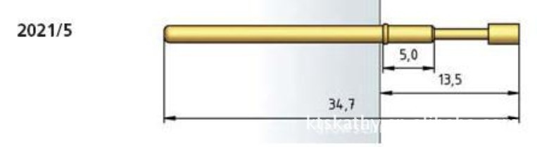 现货低价销售德国PTR光伏探针 太阳能测试探针 2021/5弹簧探针