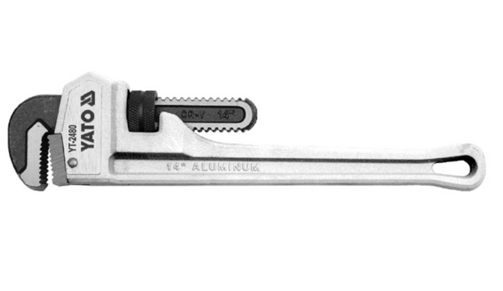 供应易尔拓YATO铝合金管钳子YT-2480