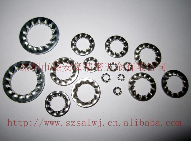 供应内锯齿锁紧垫圈M2-30规格，深圳厂家直销
