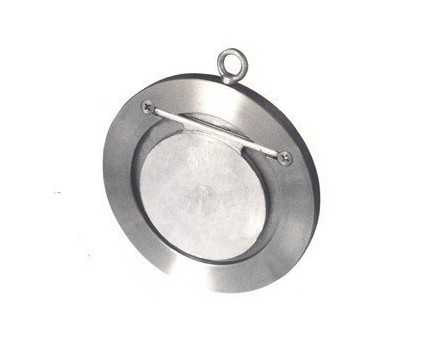 不锈钢阀门，超溥型对夹式止回阀H74W-16P-DN100