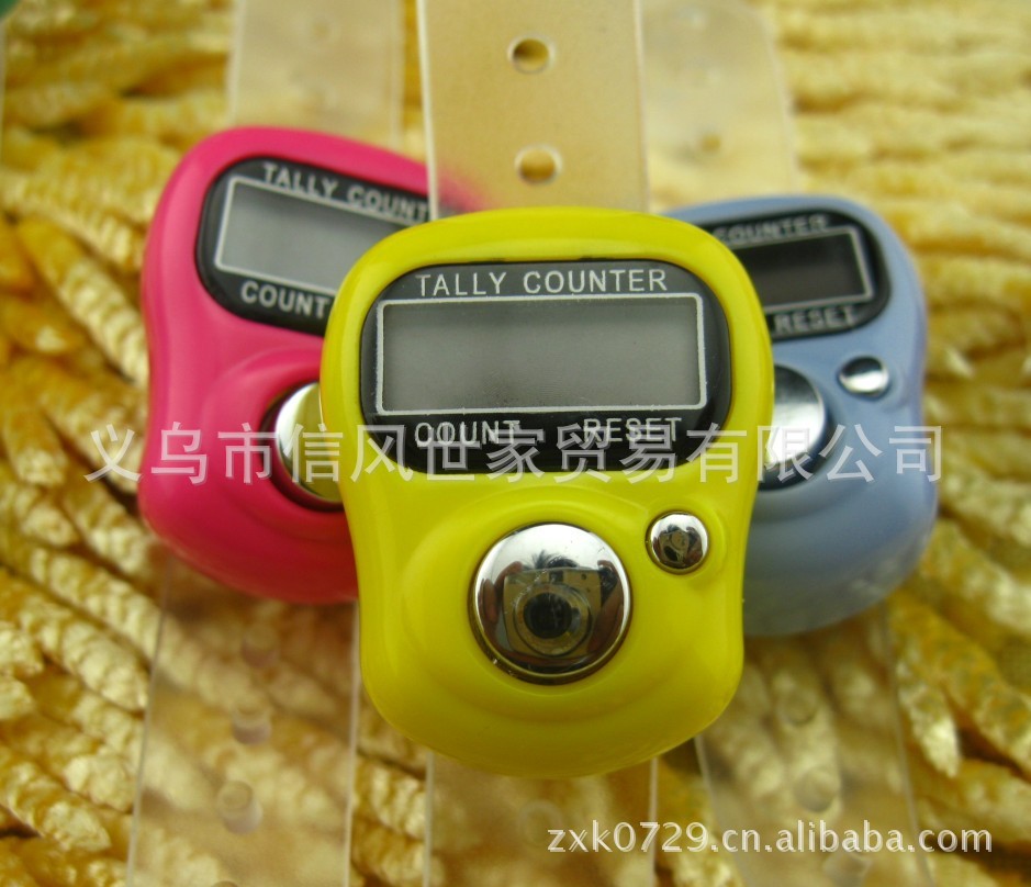 厂家直销念佛计数器戒指手动电子念经记数器诵经手指计佛器批发