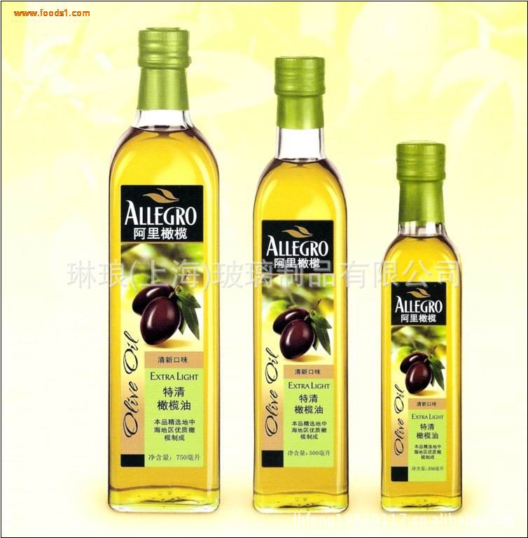 出口500毫油瓶 上海高端 玻璃大容量分装食品级高白料玻璃